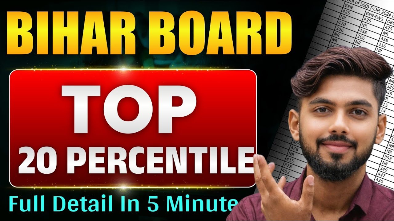 top 20 percentile of bihar board 2026 || 20 Percentile in bihar board 