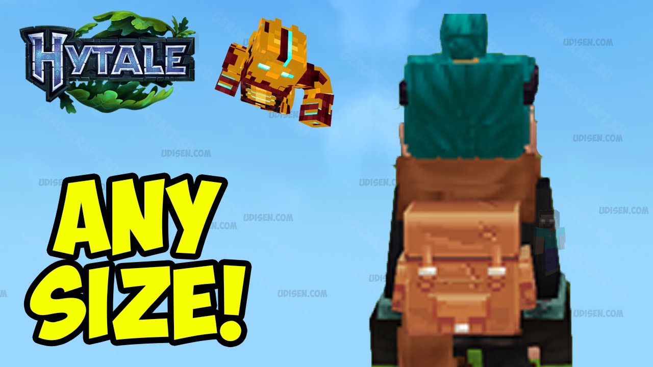 Hytale Backpack make ANY SIZE (2026) (commands!)