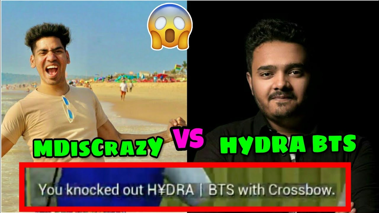 MD knocked Out BTS by Crosssbow ?😱 MDisCrazY vs HYDRA BTS in Novo | Emulator | YouTuber vs YouTuber