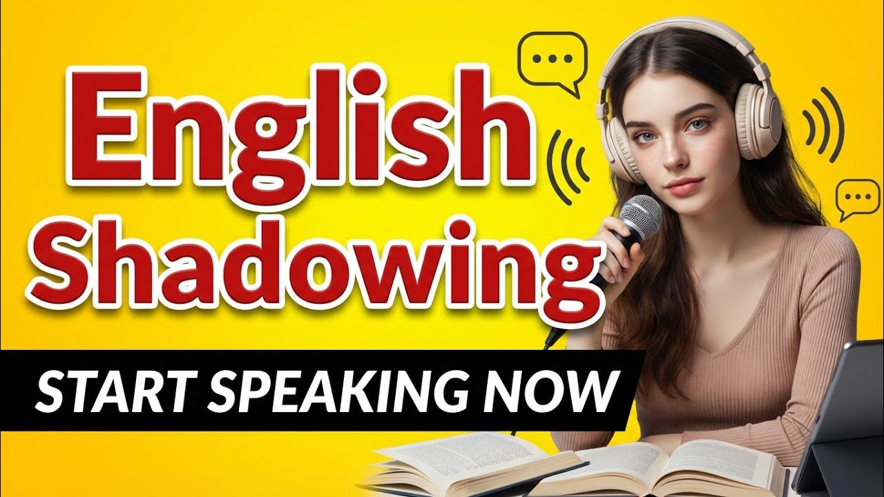 Slow English Shadowing Practice Podcast for Beginners (A1&ndash;A2)