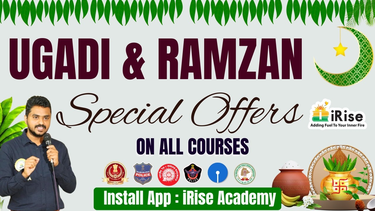 Ugadi & Ramzan Special Offers 2026 🎉 Biggest Sale on All Courses Now @iriseacademy1679