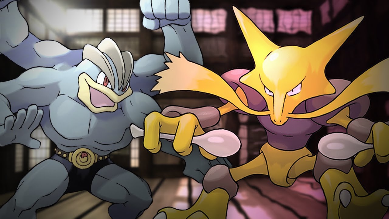 Machamp vs Alakazam. Epic Rap Battles of Pokémon #6.
