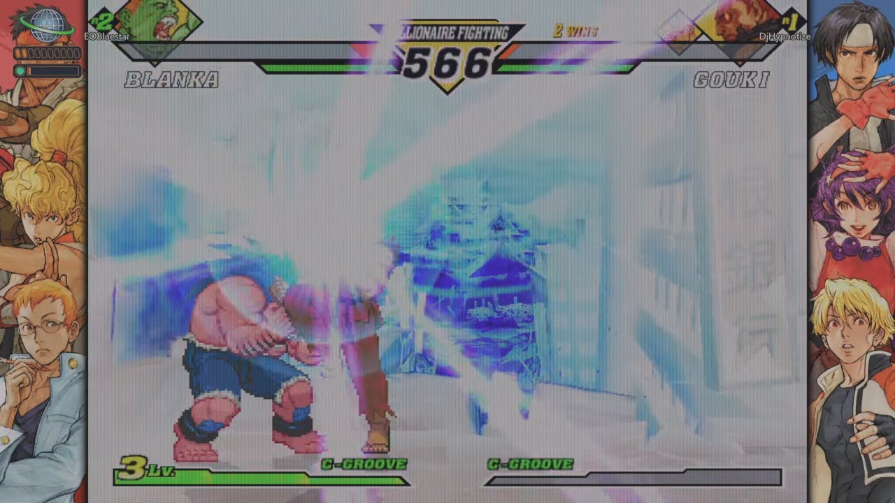 CVS2 -  Dj HYPNOTIZE vs OEBlueStar Epic Battle: CAPCOM FIGHTING COLLECTION 2 #hypnosarcade