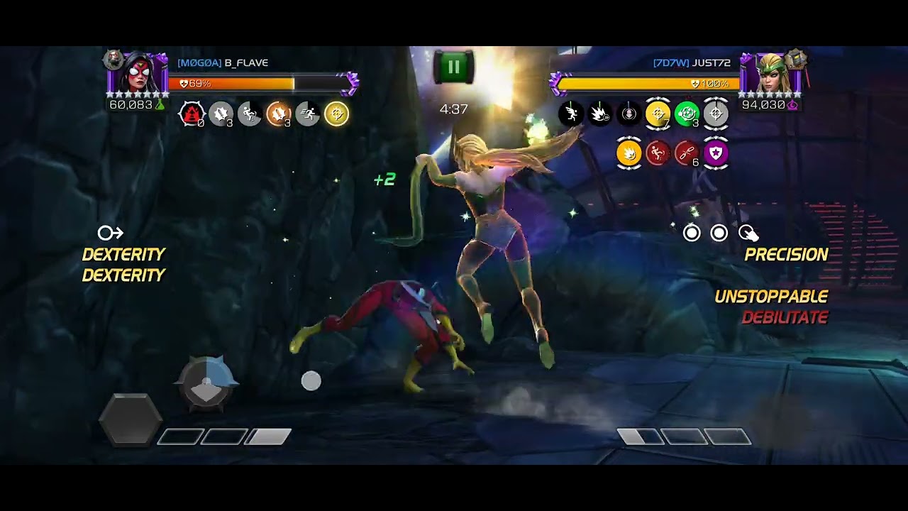 Mcoc - Alliance War 4 - Spider Woman Vs Enchantress - Node 14
