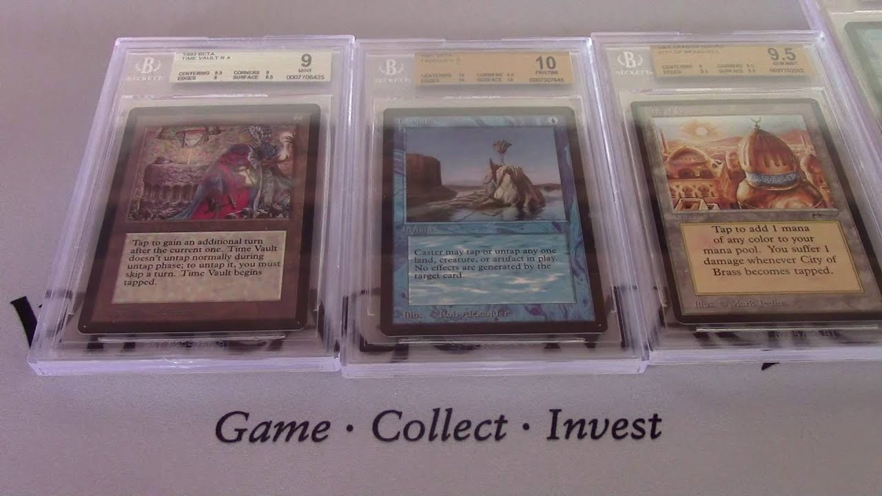 Time Vault Controversy Part 2 Resolved 10 of my Graded beta cards! MTG