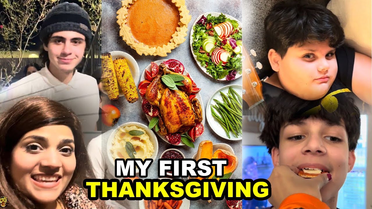 Thanksgiving Dinner at Brother Adnan House 🏠// Special Turkey 🦃// Pakistani Girl in America
