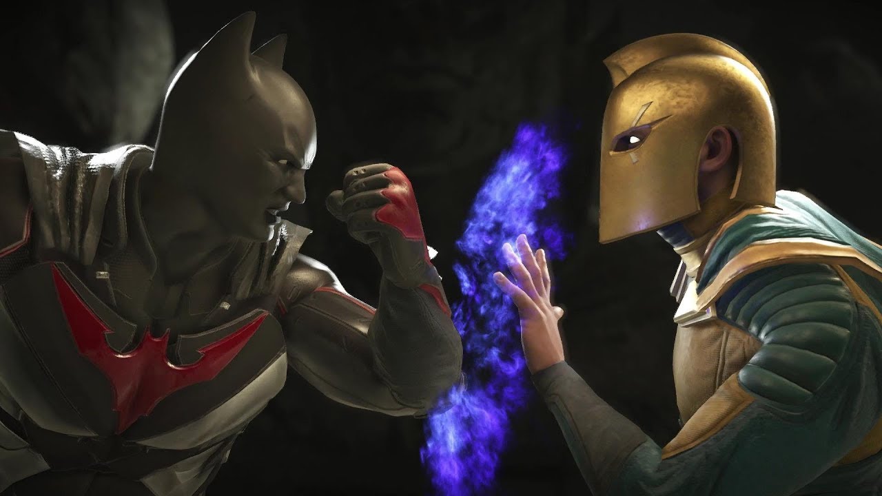 Injustice 2: Бэтмен против Доктора Фэйта — все вступления и концовки, диалоги в стычках, суперприёмы