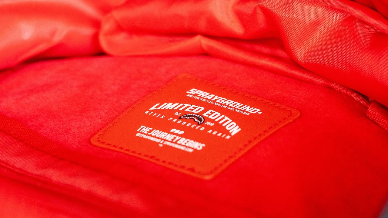 SPRAYGROUND BACKPACK UNBOXING AND FIRST LOOK