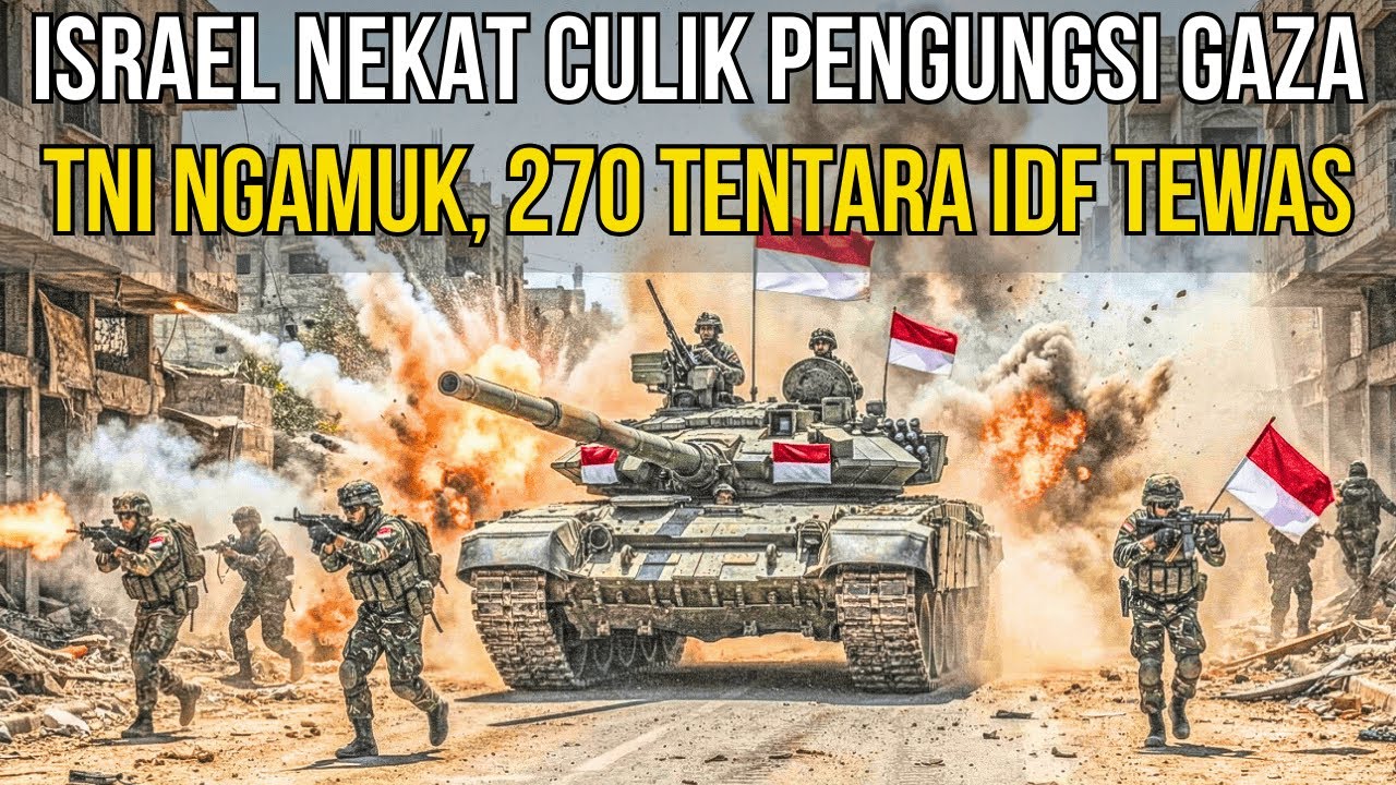 BRAVO‼️270 TENTARA IDF TEWAS DISERGAP TNI SAAT HENDAK CULIK WARGA G4ZA‼️