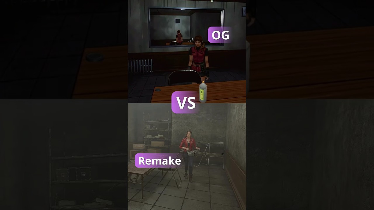 The Licker Jump Scare &ndash; OG vs Remake | Resident Evil 2