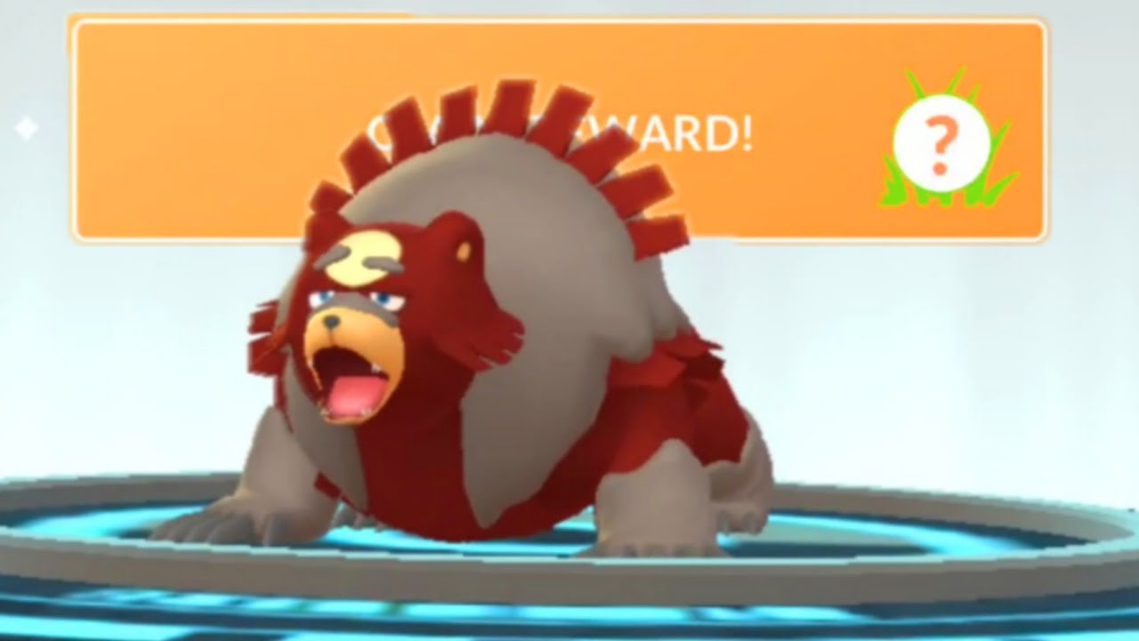 Ursaring evolution trick into Ursaluna pokemon go.