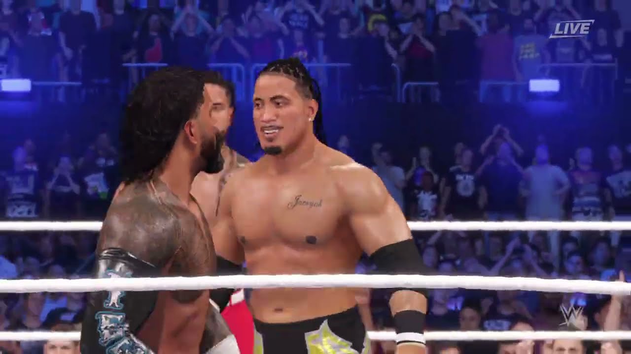 JEYS VS JIMMYS USOS fight WWE2K25