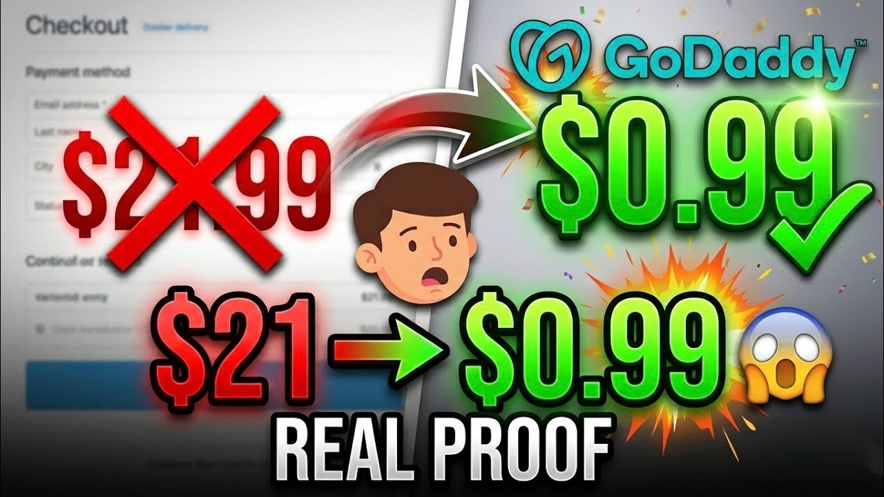 GoDaddy Promo Code 2026 | 90% OFF Hosting + $0.99 Domain (Working March Deals)