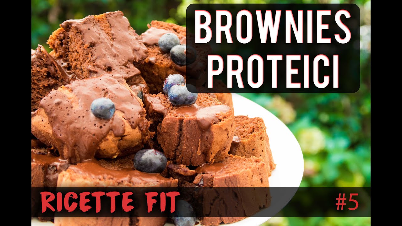 BROWNIES PROTEICI CHOCO-MIRTILLI | RICETTE FIT #8