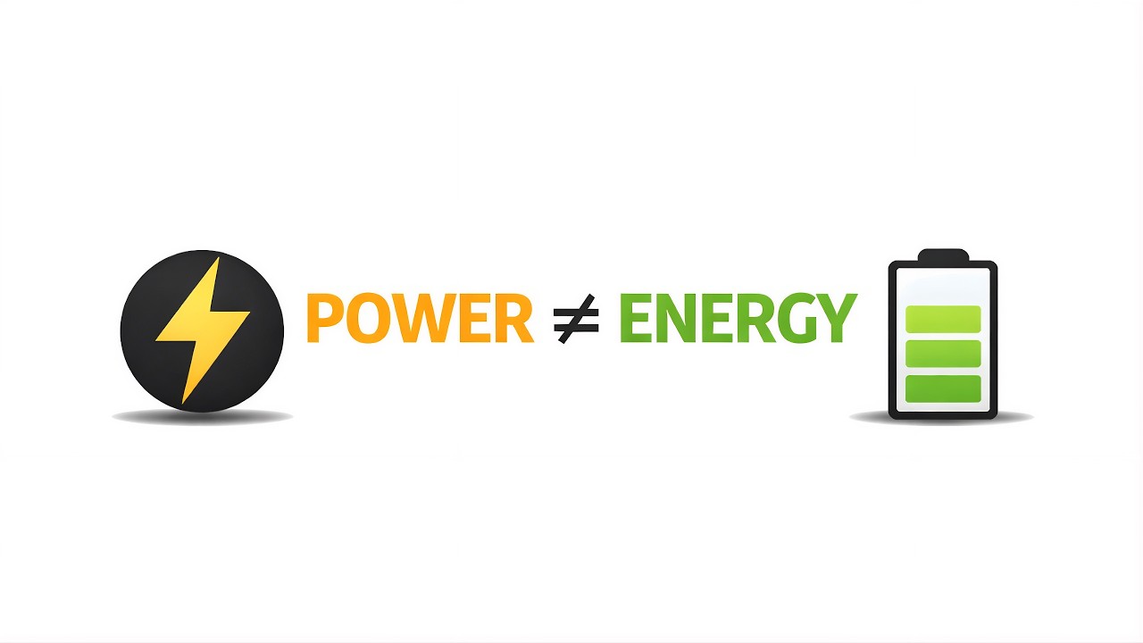 Power vs Energy What's the Difference