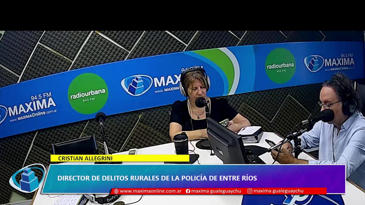 Cristian Allegrini. Director de Delitos Rurales de la Policía de Entre Ríos