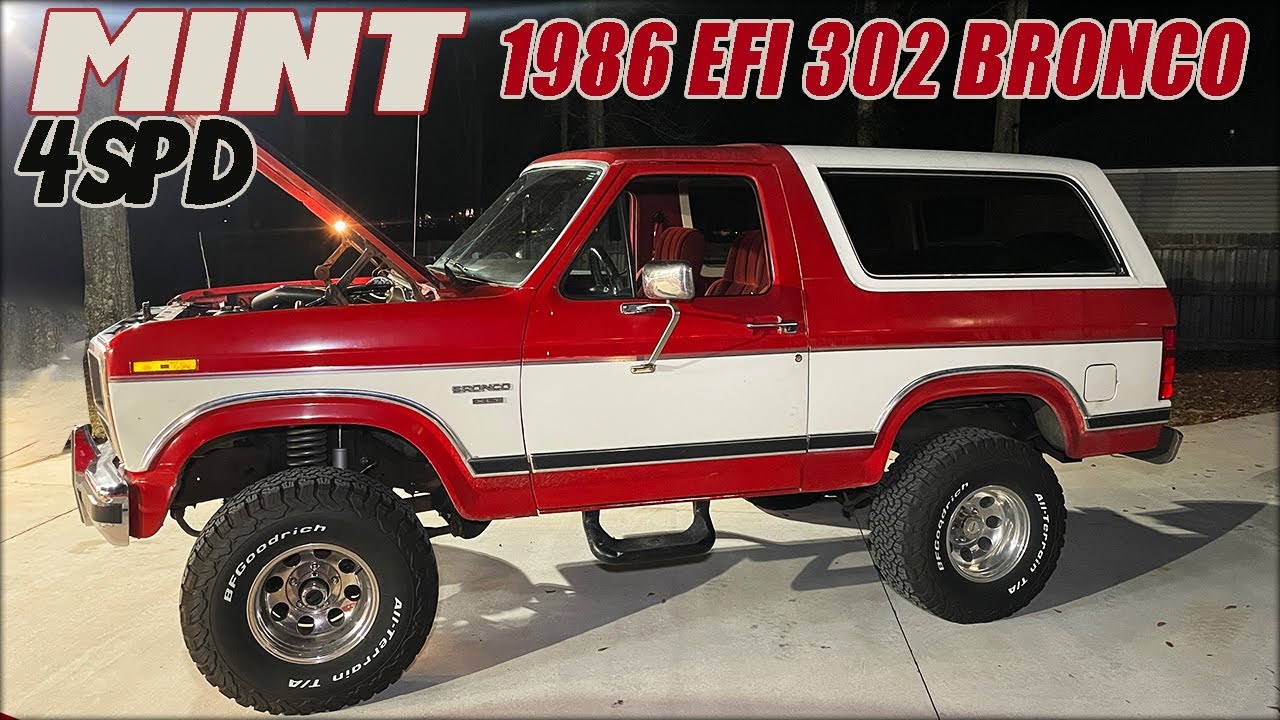 One Super Clean BRONCO! / EFI 302 / 4 SPEED