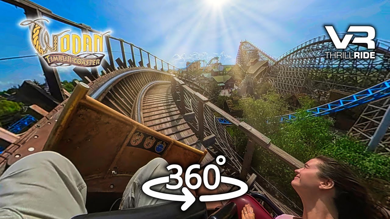 360&deg; WODAN TimburCoaster Europa Park onride POV VR Roller Coaster #rollercoaster