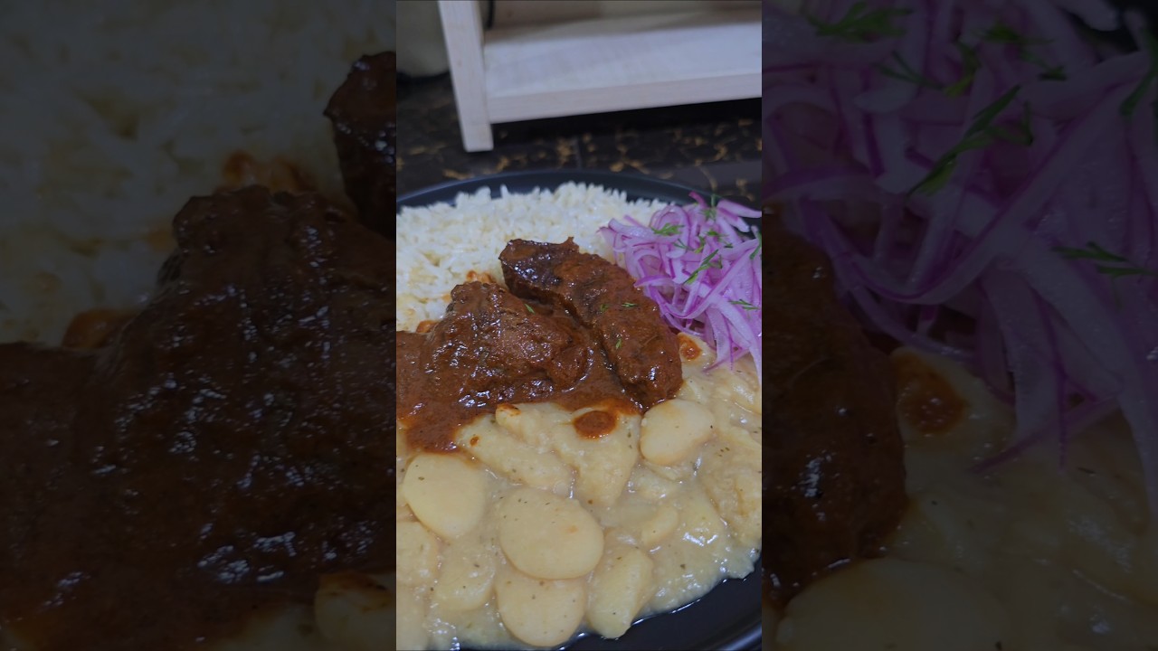 Pallares con asado de Res 😋 #pallar #recetasperuanas #canaldecocina #recetas #parati #comida