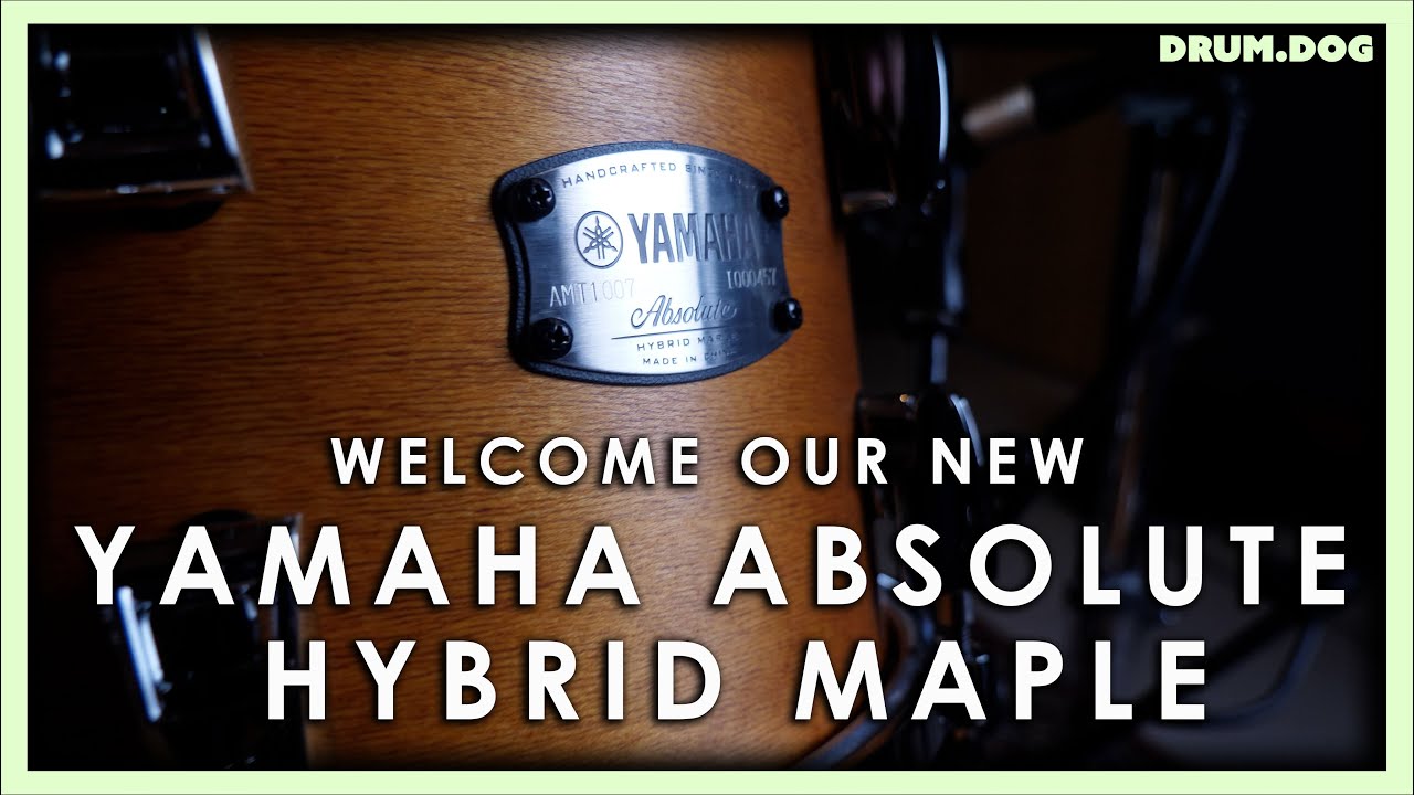 New Kit Reveal! Yamaha Absolute Hybrid Maple | Drum Dog