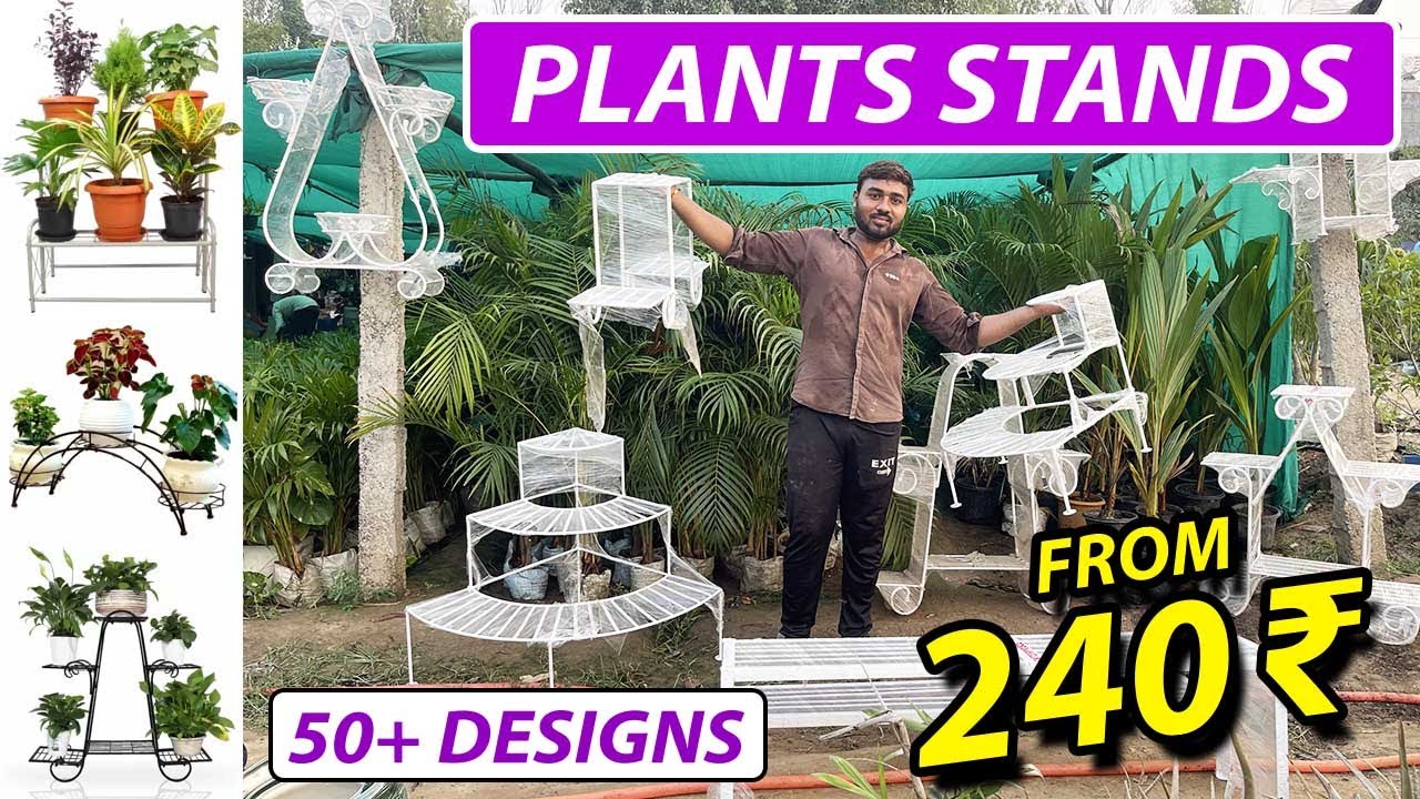 सिर्फ 240रु से प्लांट स्टैंड | Cheapest New Plants Stands at Wholesale Rates | Pot & Flower Stands