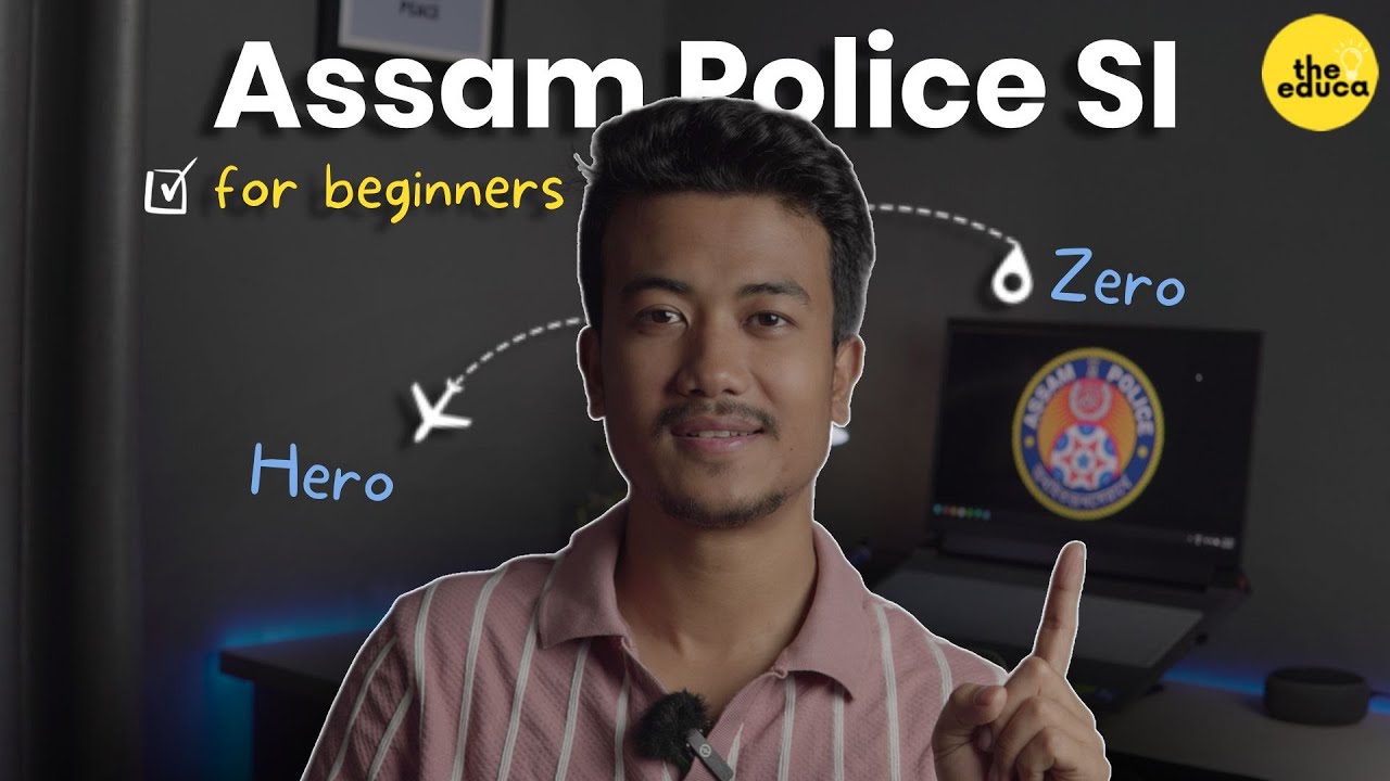 How to prepare for Assam Police SI 2025 | For Beginners