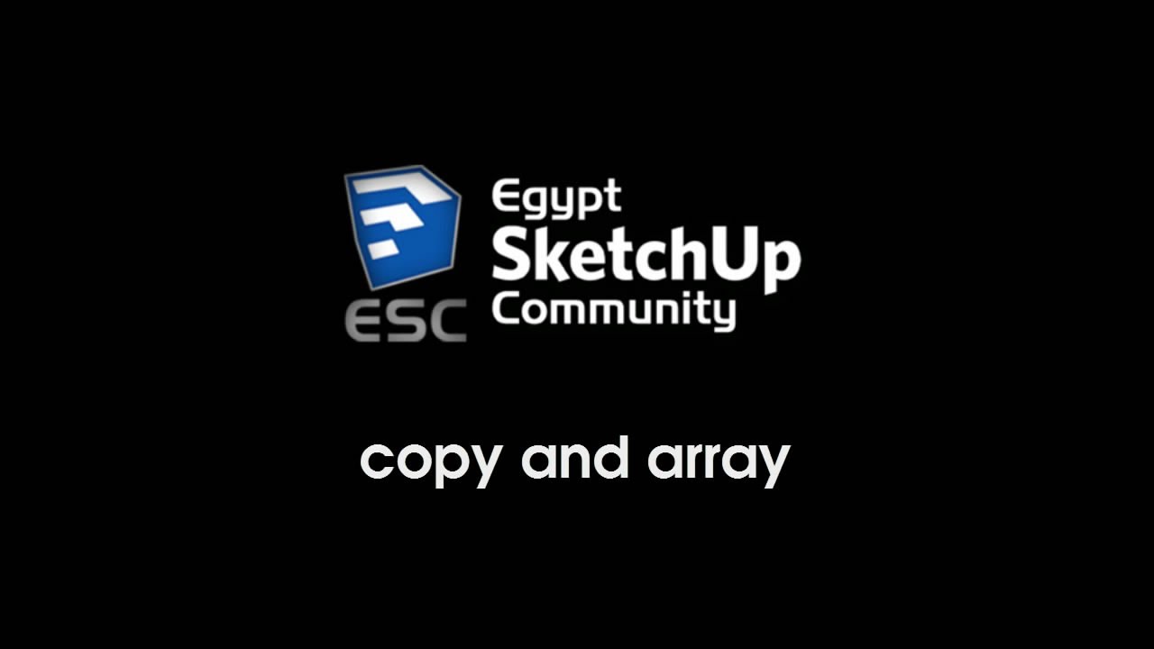 Copy and Array | SketchUp