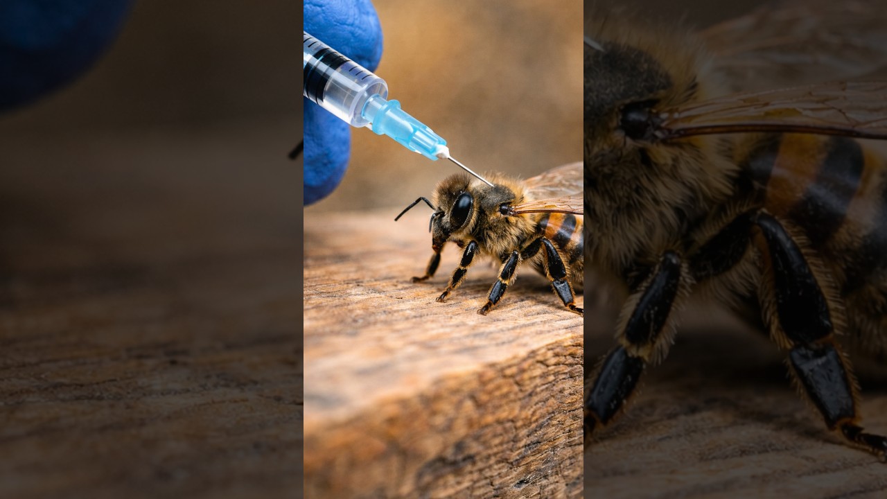Do vaccinated bees affect their honey? #beekeeper #bees #vaccine #beehive