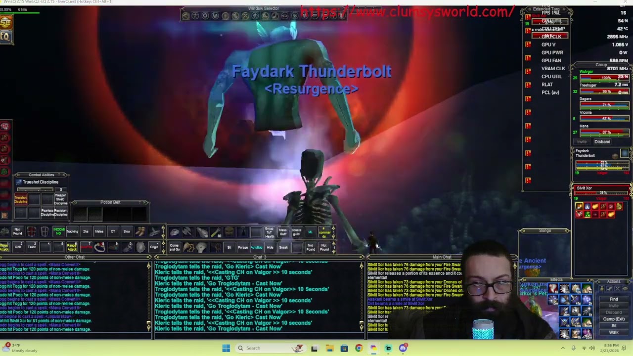 EverQuest - Resurgence raid epic mob in iceclad on Clumsy's World (emulator) 2/23/26