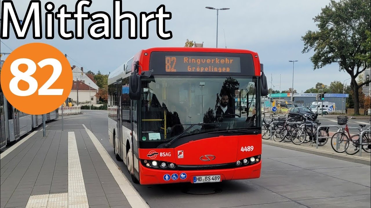 Mitfahrt | Solaris Alpino III 8,6 | Linie 82 | Gröpelingen ↻