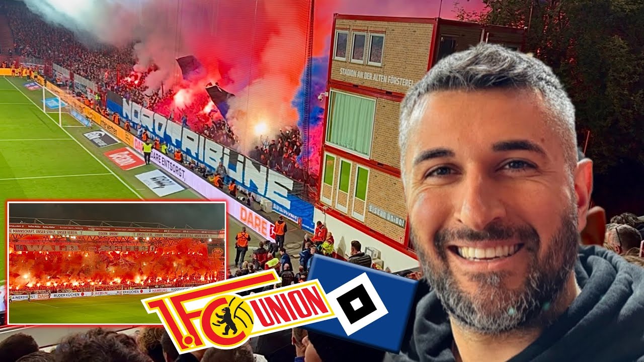 HAMBURG ist VIEL schöner als BERLIN + XXL PYROSHOW🧨 Union Berlin vs. HSV Stadionvlog | Bardia Barati
