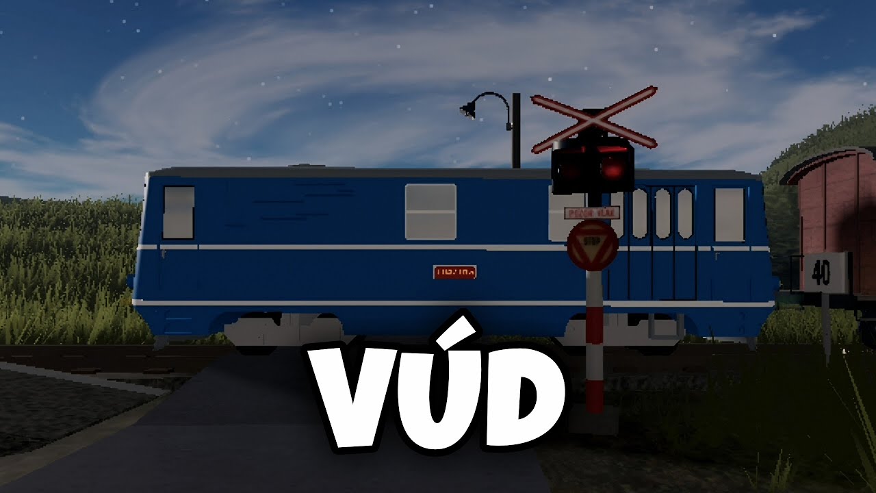 Železniční přejezd Hrudná Zastávka [VÚD] - 8.7.2025 / Czech level crossing {ROBLOX} 
