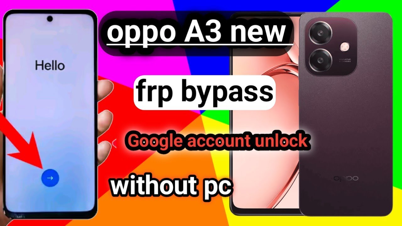 Oppo A3 new 5g (cph2693) frp bypass android 15 //without pc //method2025,