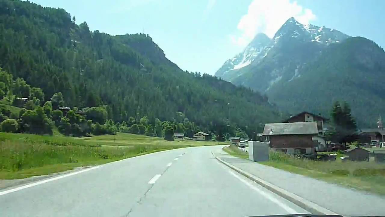 Switzerland 152 (Camera on board): Evolène (VS), Arolla par le val d'Arolla