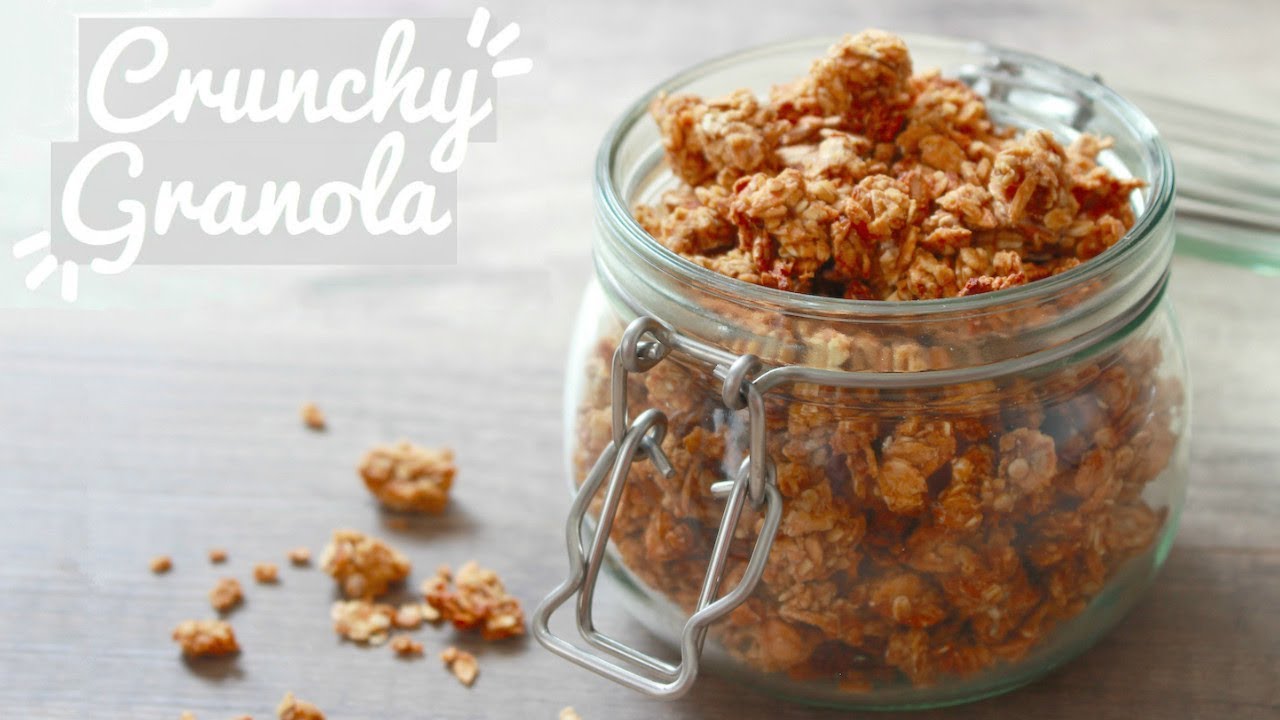 CRUNCHY GRANOLA | Vegan, Facile & Délicieux