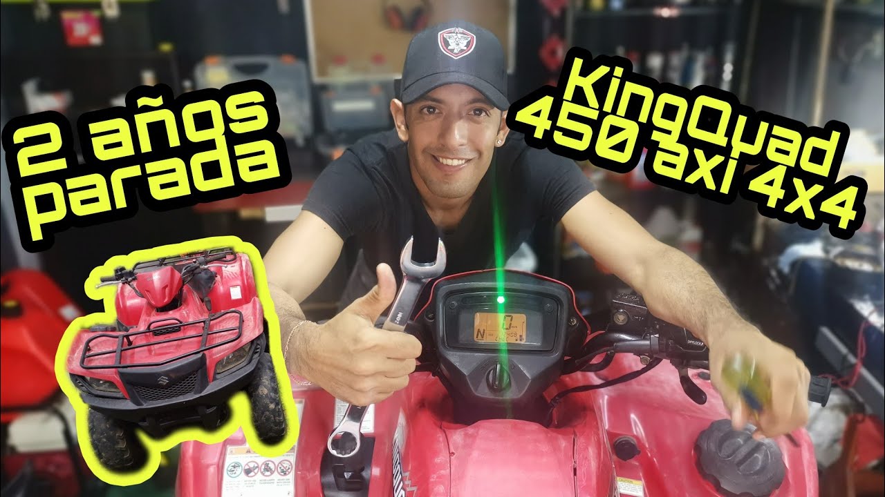 SUZUKI KING QUAD 450 axi 4x4 año 2009 / Reviviendo al Rey👨🏻‍🔧.  #cuatrimoto #atv #SuzukiKingQuad