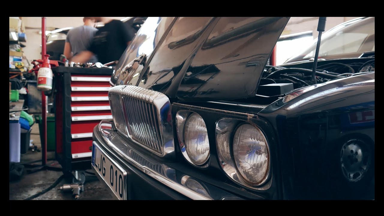 Jaguar XJ6 Restoration - Old Engine Removal