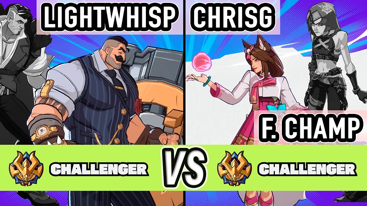 2XKO ▰ LightWhisp (Darius / Braum) vs ChrisG + Filipino Champ (Ahri / Jinx) ▰ High Level Gameplay