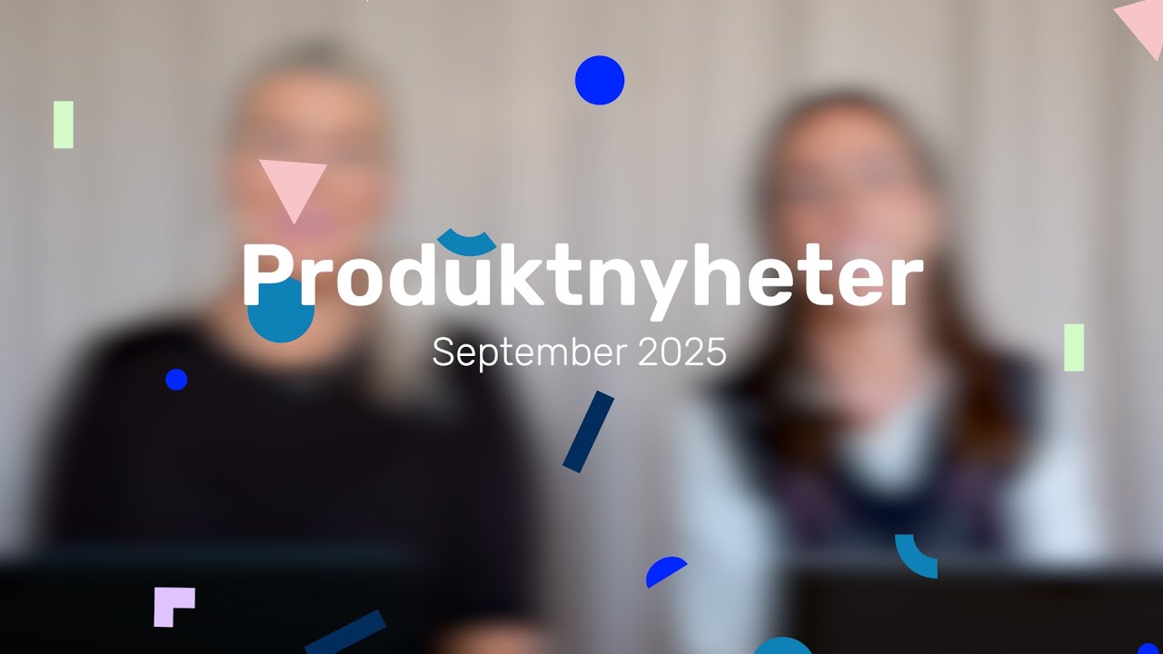 Produktnyheter fra Tripletex – september 2025