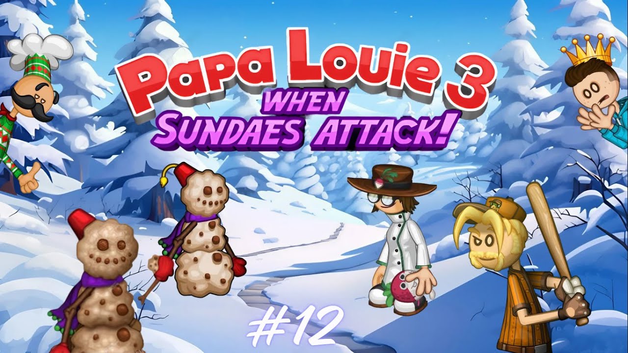 Radlynn throws plush radishes!! Pinch vs doughmen! Papa Louie 3 When Sundaes Attack #12 (2024)