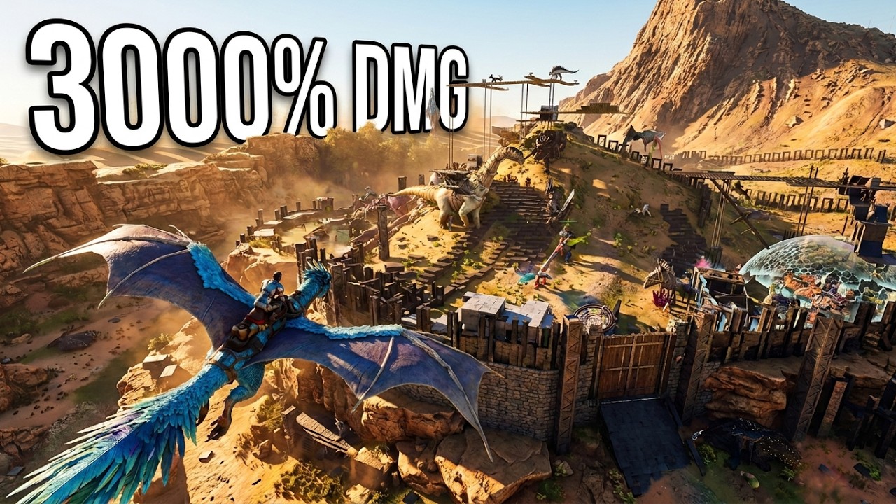 3000%DMG YI LING SO STRONG | Official Pvp Ark Ascended