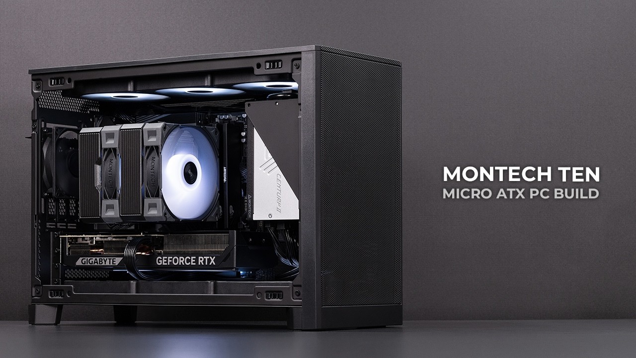 Elegant Micro ATX Air Cooled Gaming PC Build | Montech Ten &ndash; Three Different Modes in One PC Case