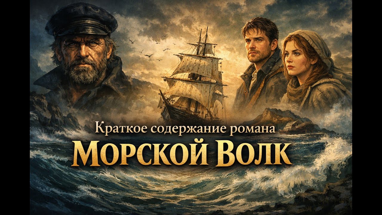 Краткое содержание романа Морской волк