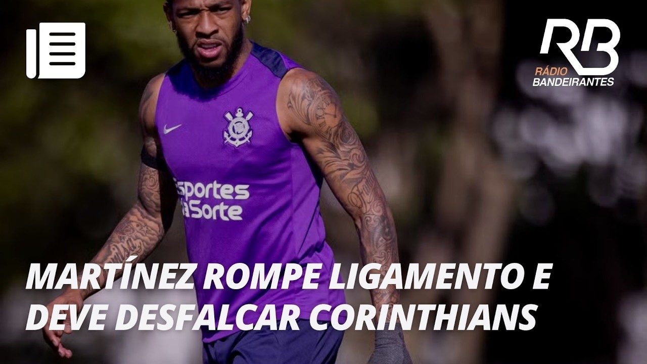 José Martínez rompe ligamento do joelho e pode não jogar pelo Corinthians em 2026