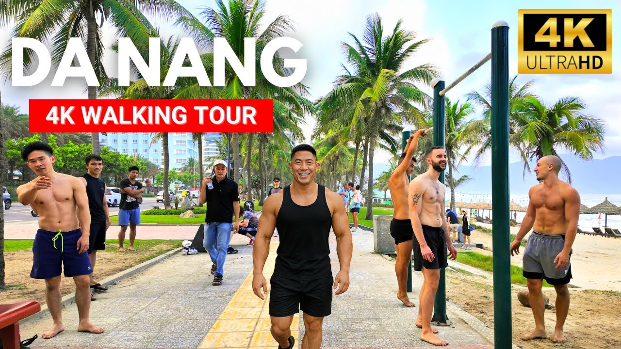Da Nang 🇻🇳 VIETNAM Promenade & Beach 🌴 Walking Tour 4K | Summer 2025