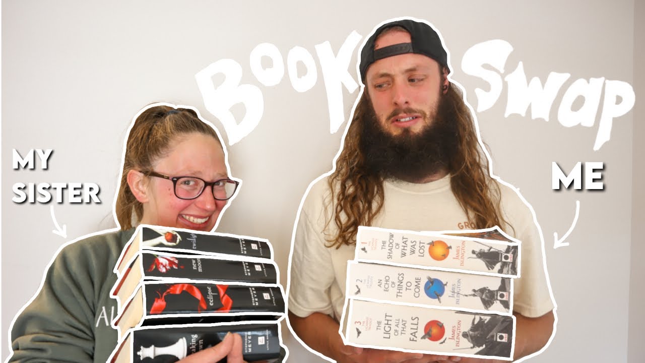 Swapping Book Series With My Sister | Reading Vlog