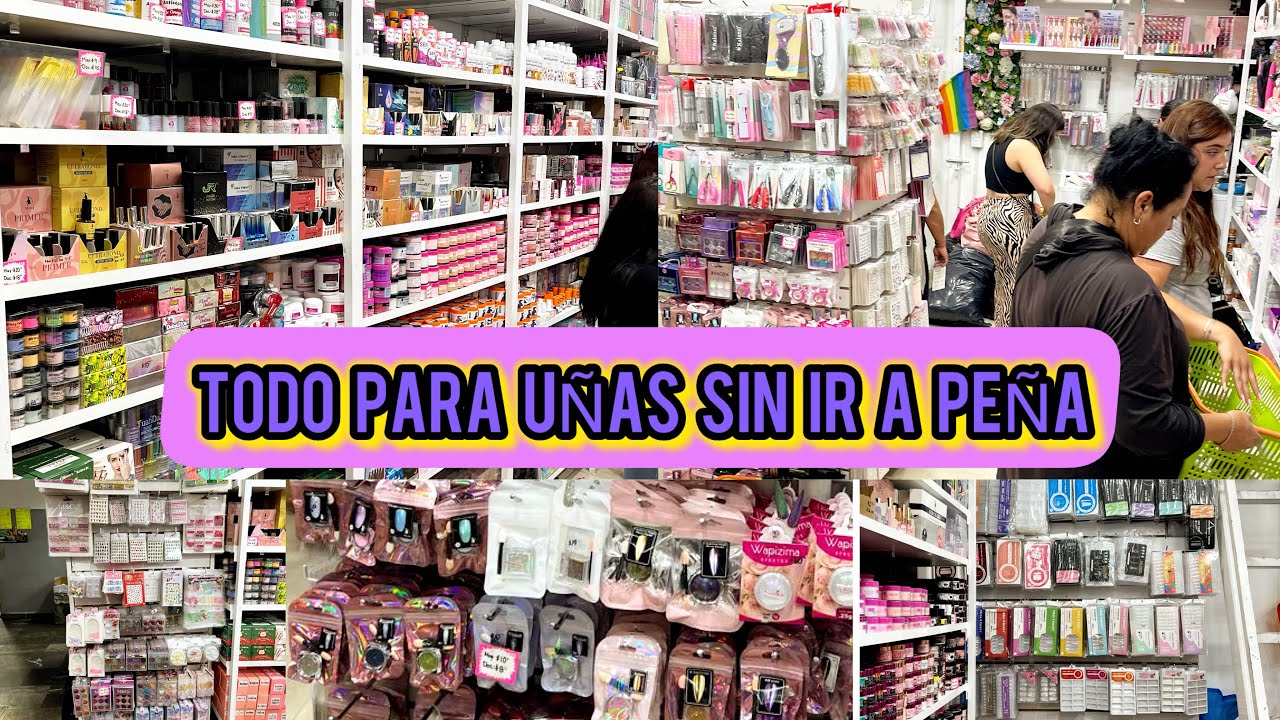 Mega tienda sin ir a Peña en Centro CDMX | todo para aplicación de uñas | Desde DOS pesitos