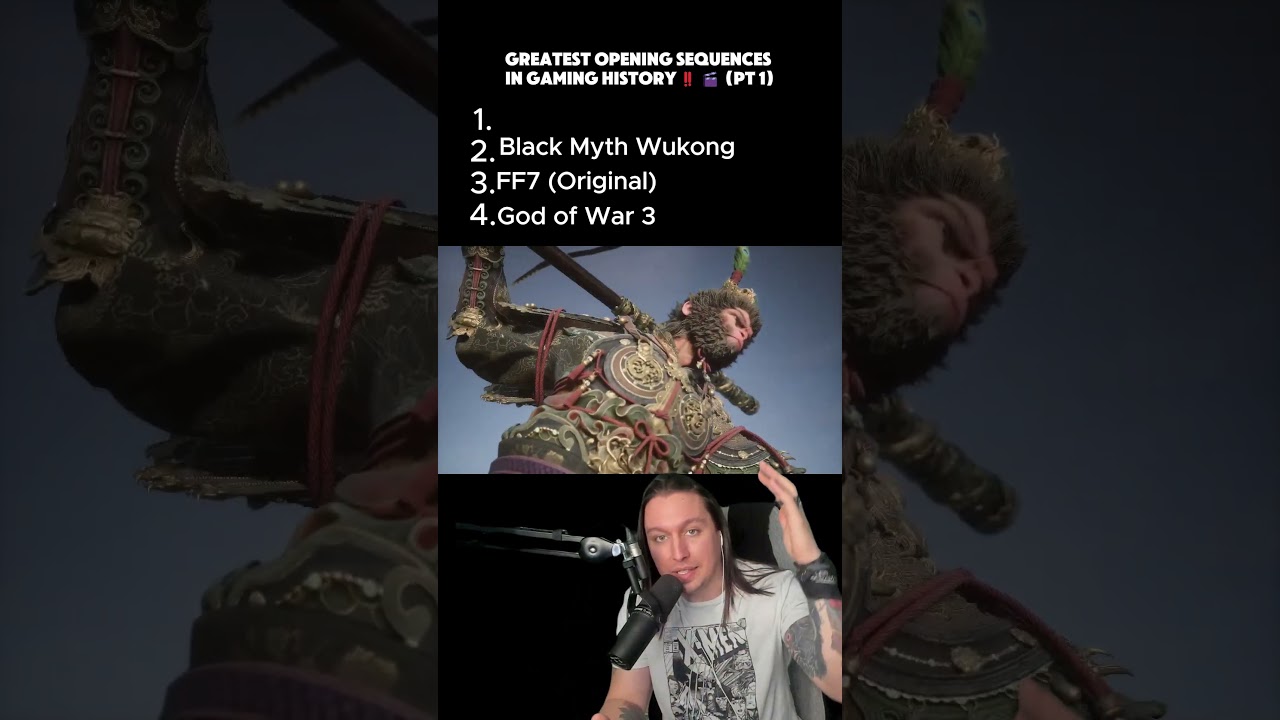 🎬 GREATEST OPENING SEQUENCES IN GAMING HISTORY‼️ (Pt 1)