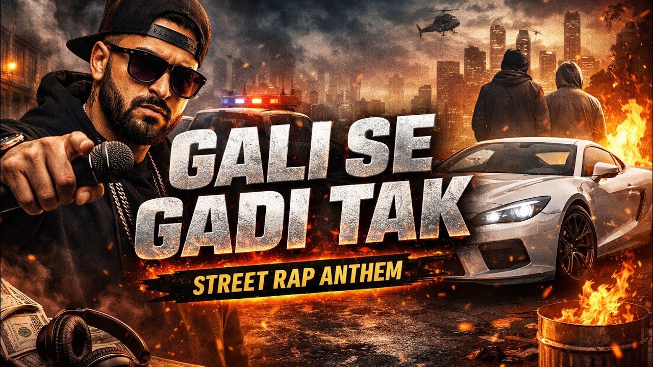 GALI SY GADI TAK -street rap anthem new 2026 rap song Urdu rap masterpiece 