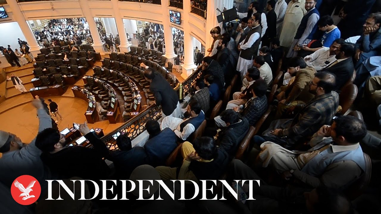 Protest in parliament as Shehbaz Sharif elected prime minister of Pakistan